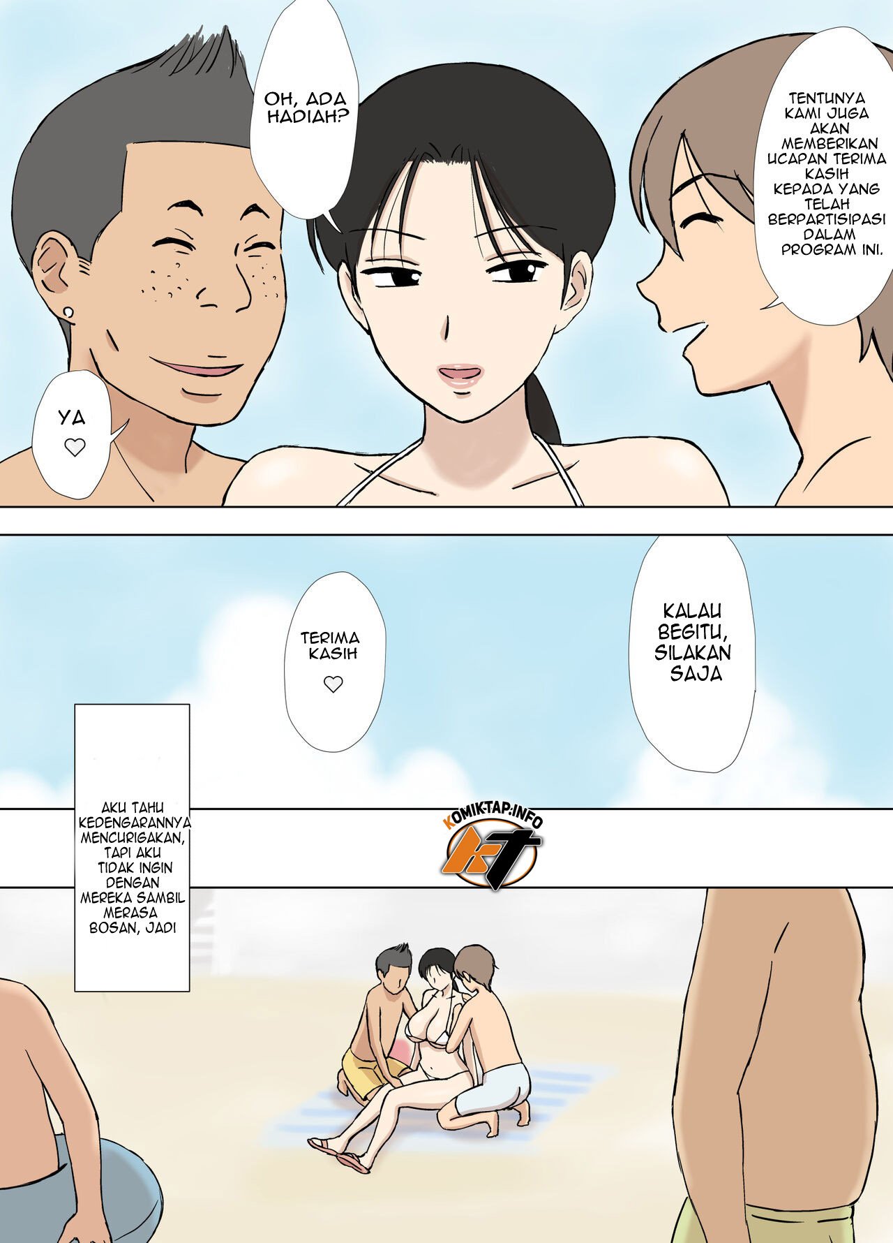 Karamare Tsuma no Kyouko-san Abunai Kaisuiyoku Hen + Zetsurin Gikei Hen - Chapter 1 7
