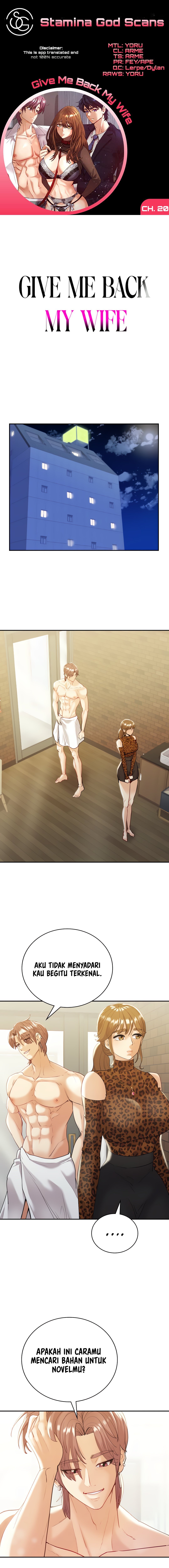 Give Me Back My Wife - Chapter 20 2 Give Me Back My Wife - Chapter 20 2