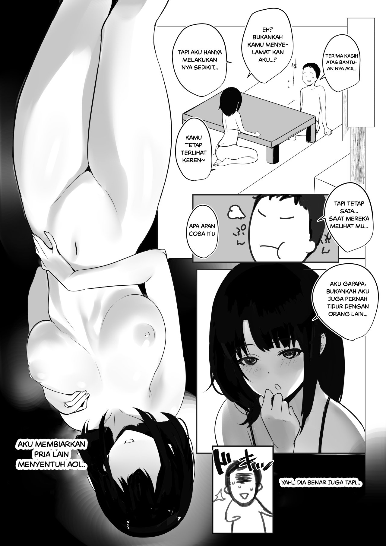 Boku dake ni Amaesasete Kureru Kyonyuu JK Tsuma o Hoka no Otoko ni Dakasete Mita - Chapter 2 9