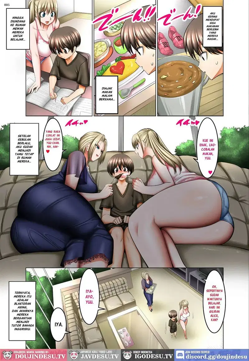 Otonari-san wa Inran Kinpatsu Succubus Oyako - Chapter 1 4