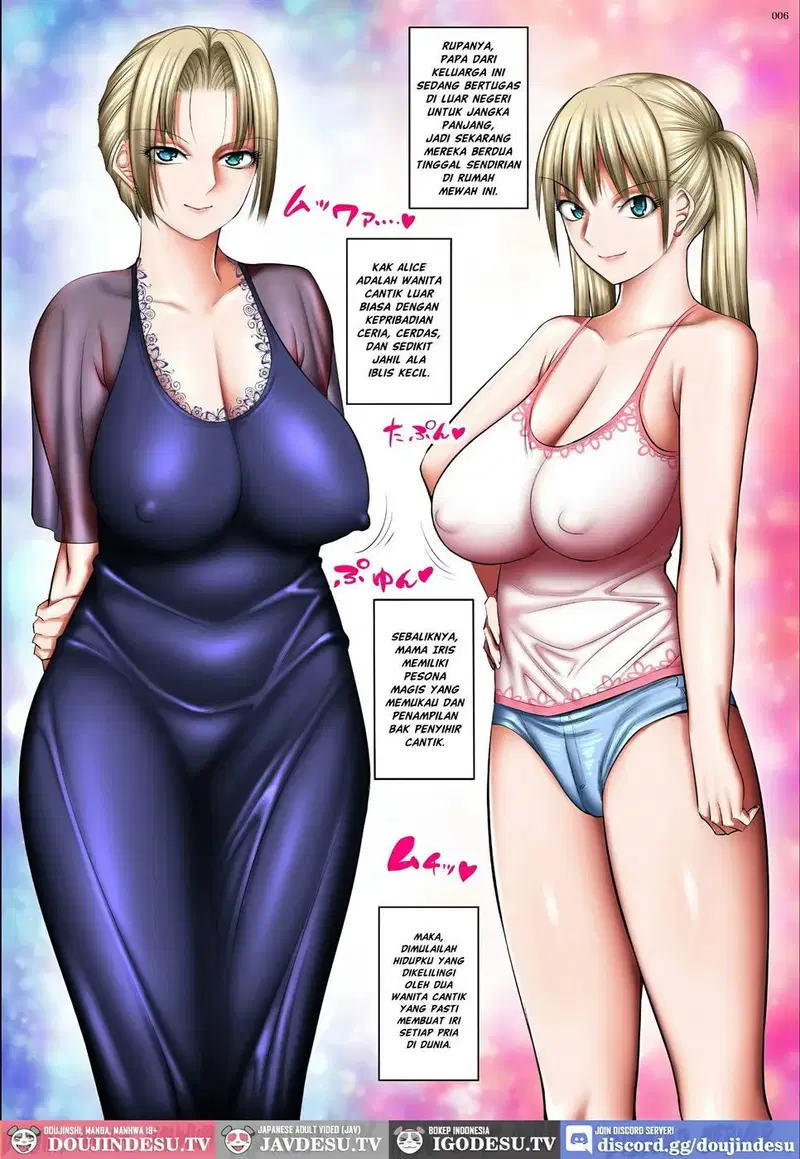 Otonari-san wa Inran Kinpatsu Succubus Oyako - Chapter 1 5