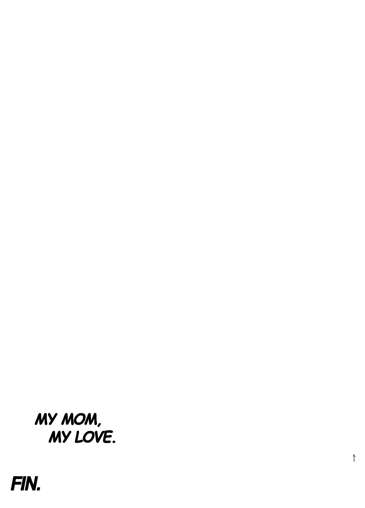 Boku no Kaa-san de, Boku no Suki na Hito - Chapter 10 end 51