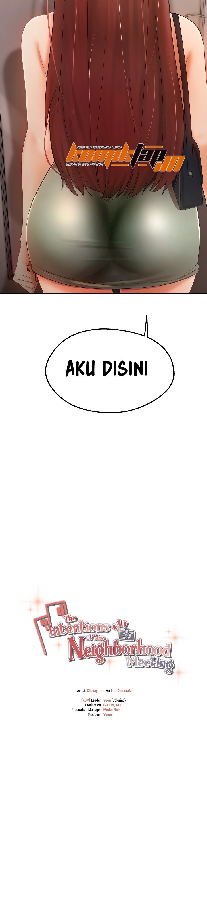 The Intentions of the Neighborhood Meeting - Chapter 18 6 The Intentions of the Neighborhood Meeting - Chapter 18 6